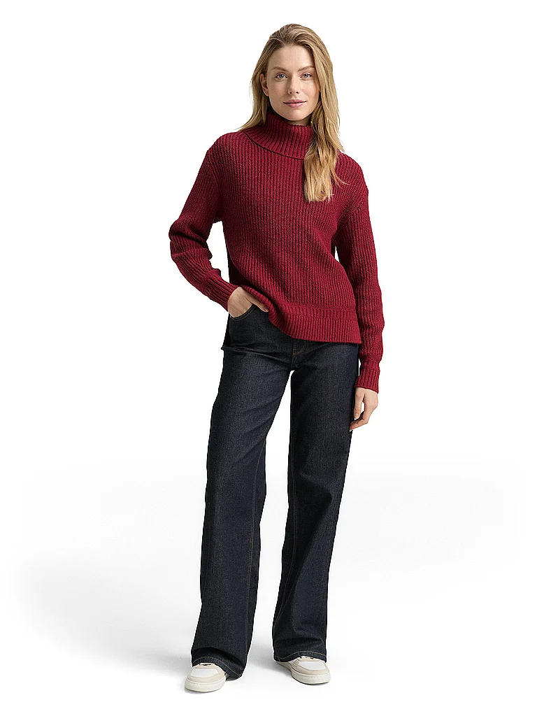 Tom Tailor 1049137 Sweater Rumba Red Melange M 2